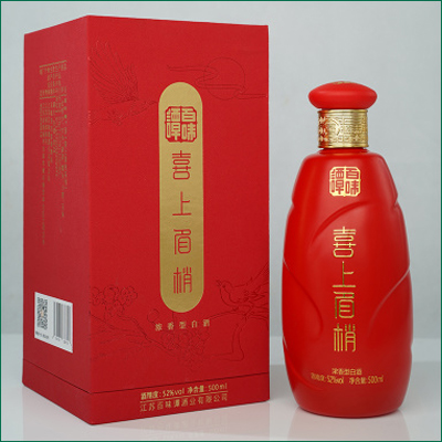 【本地酒】百味谭 浓香型白酒 喜上眉梢系列 52%vol 500ml