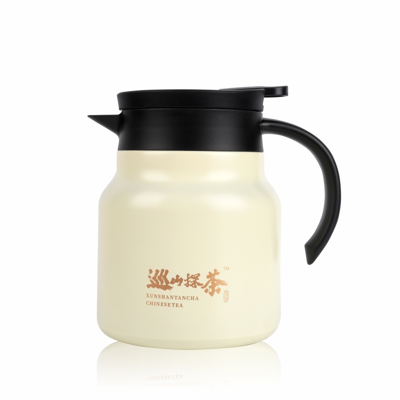 【巡山探茶 茶具】白茶焖茶搭档 陶瓷焖茶壶800ml