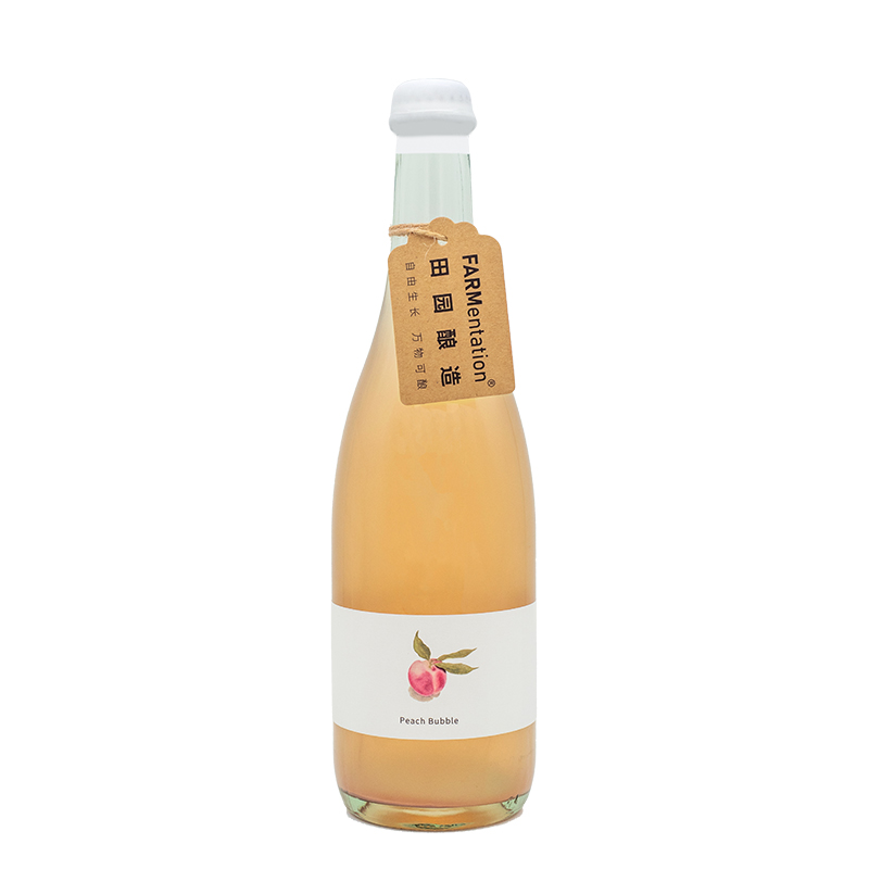 【茶酒臻选 特色酒】水蜜桃自然发酵起泡酒6.7%vol 750ml